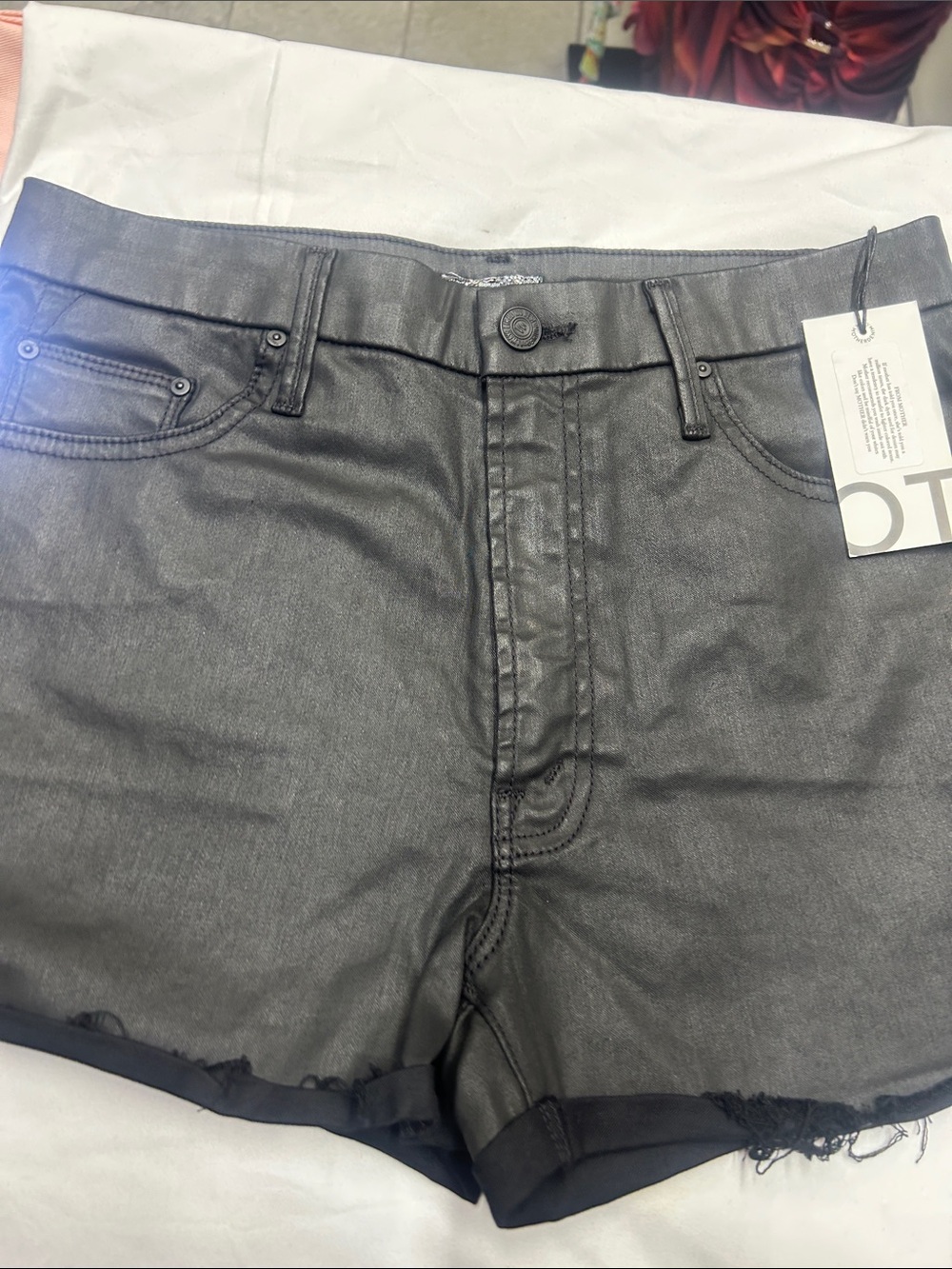 Nwt Mother high waisted cutoffs - dare i be happy .